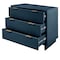 Manhattan Comfort Granville Midnight Blue 5-Drawer Tall Dresser, 3-Drawer Standard Dresser and 6-Drawer Double Dresser GRAN034 - alternate 6